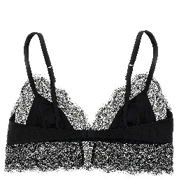 Black Silk Bra