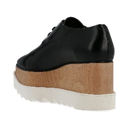 Black Polyethylene Wedge Sandals