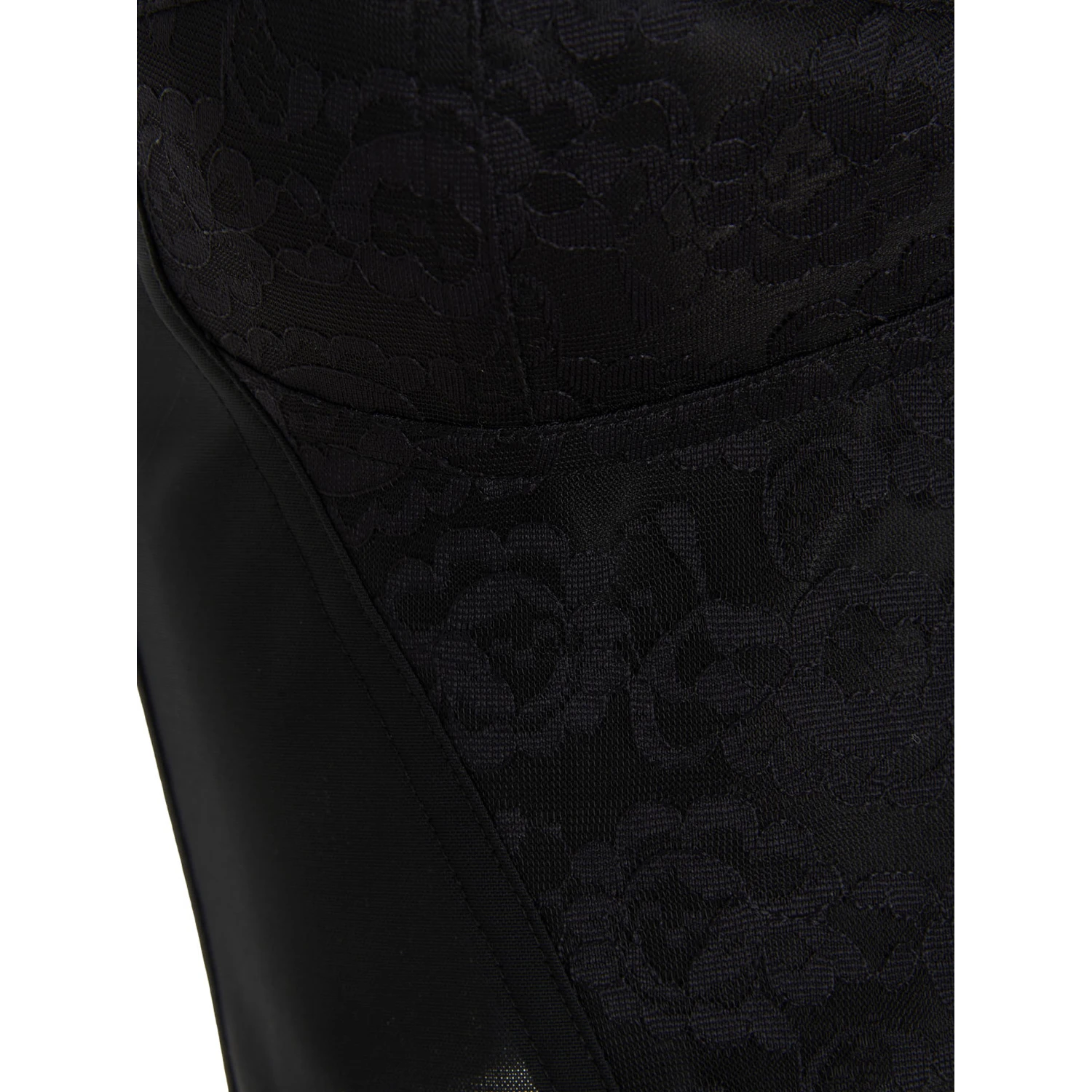 Black Polyamide Tank Tops