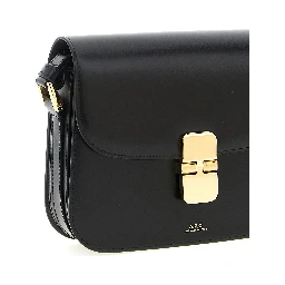 Black Cowhide Crossbody Bag