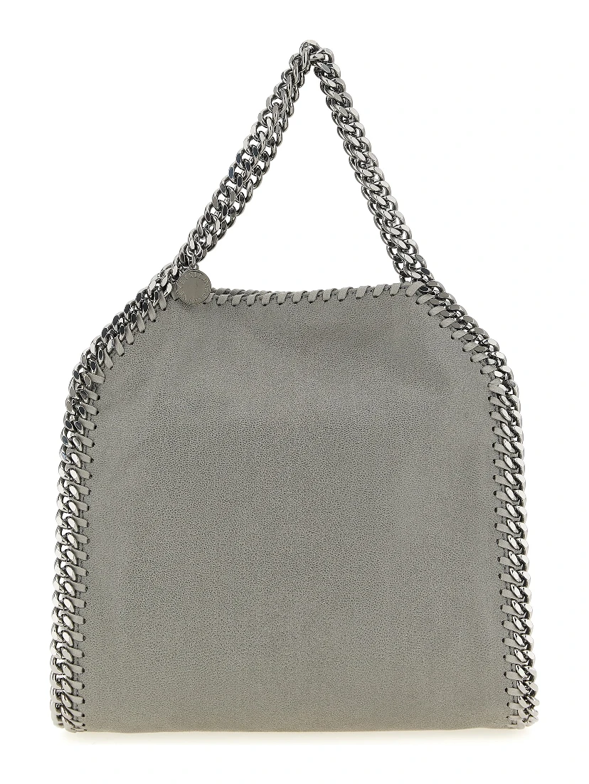 Gray Polyester Handbag