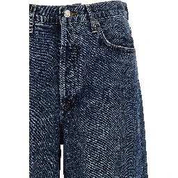 Blue Cotton Jeans Denim