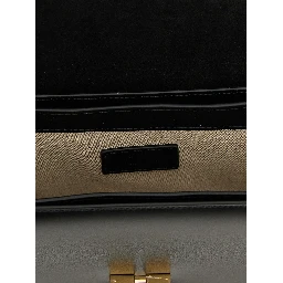 Black Cowhide Crossbody Bag