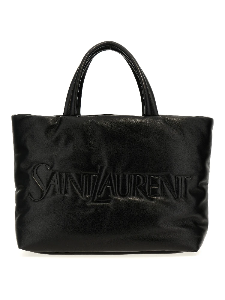 Black Lamb Leather Tote Bag
