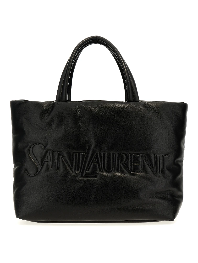 Black Lamb Leather Tote Bag