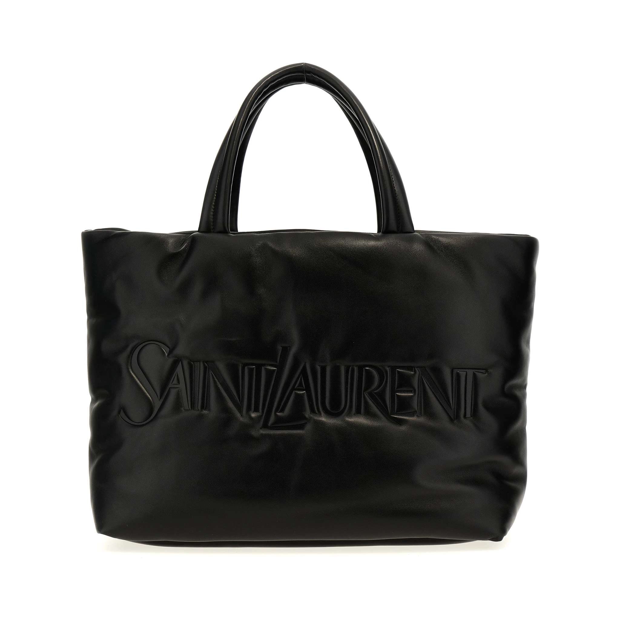 Black Lamb Leather Tote Bag