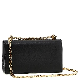 Black Calfskin Crossbody Bag