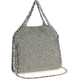Gray Polyester Handbag