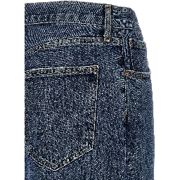 Blue Cotton Jeans Denim