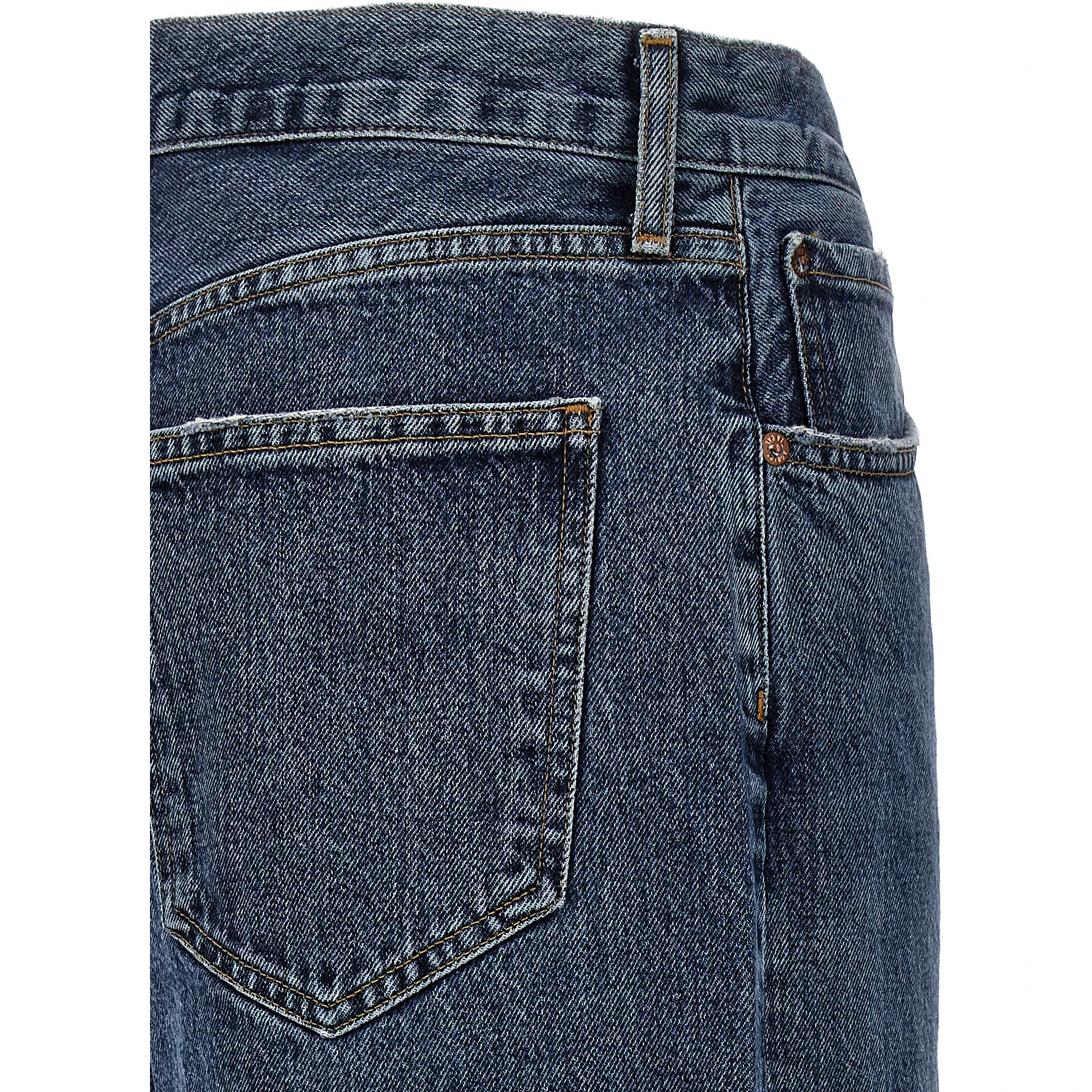 Blue Cotton Jeans Denim