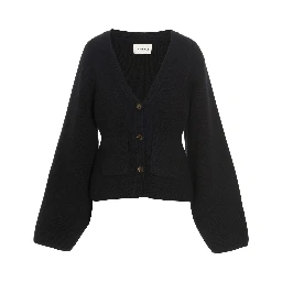 Black Cashmere Cardigan