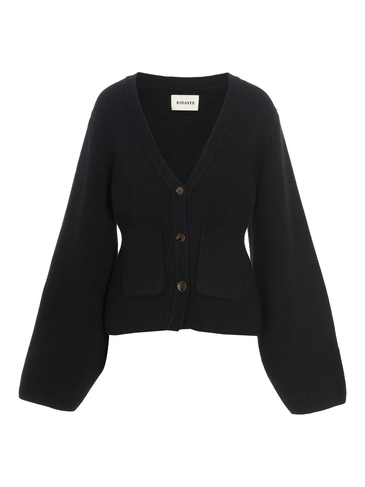 Black Cashmere Cardigan
