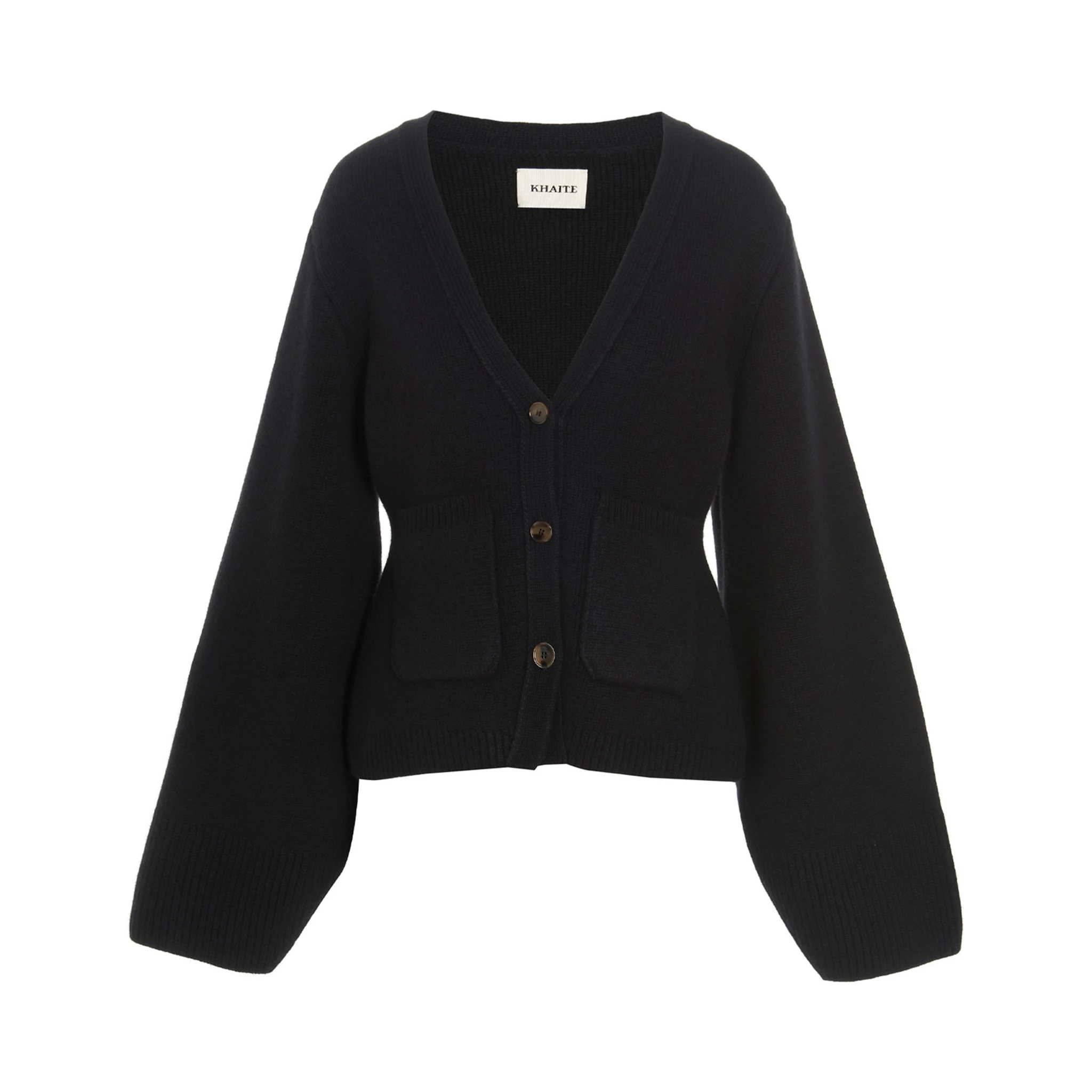 Black Cashmere Cardigan