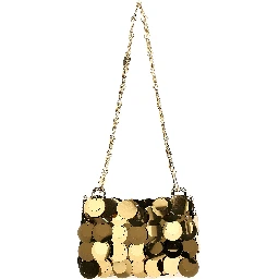 Gold Polyester Handbag