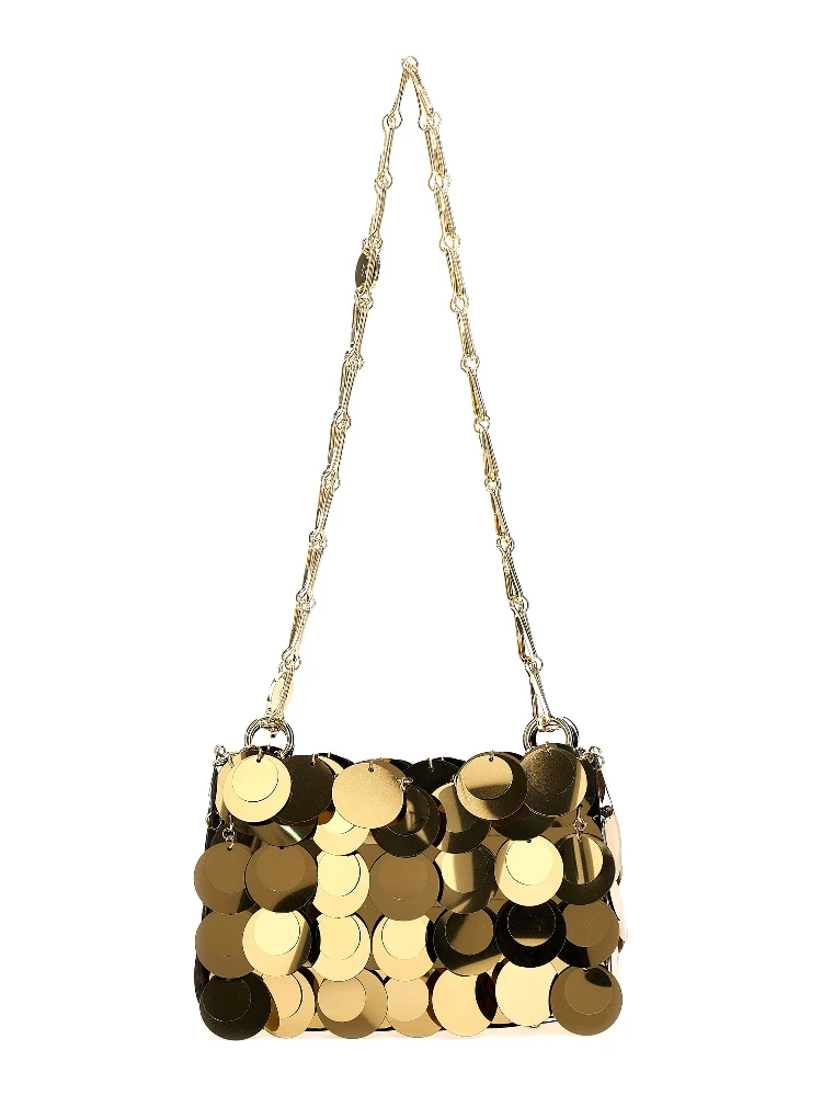 Gold Polyester Handbag
