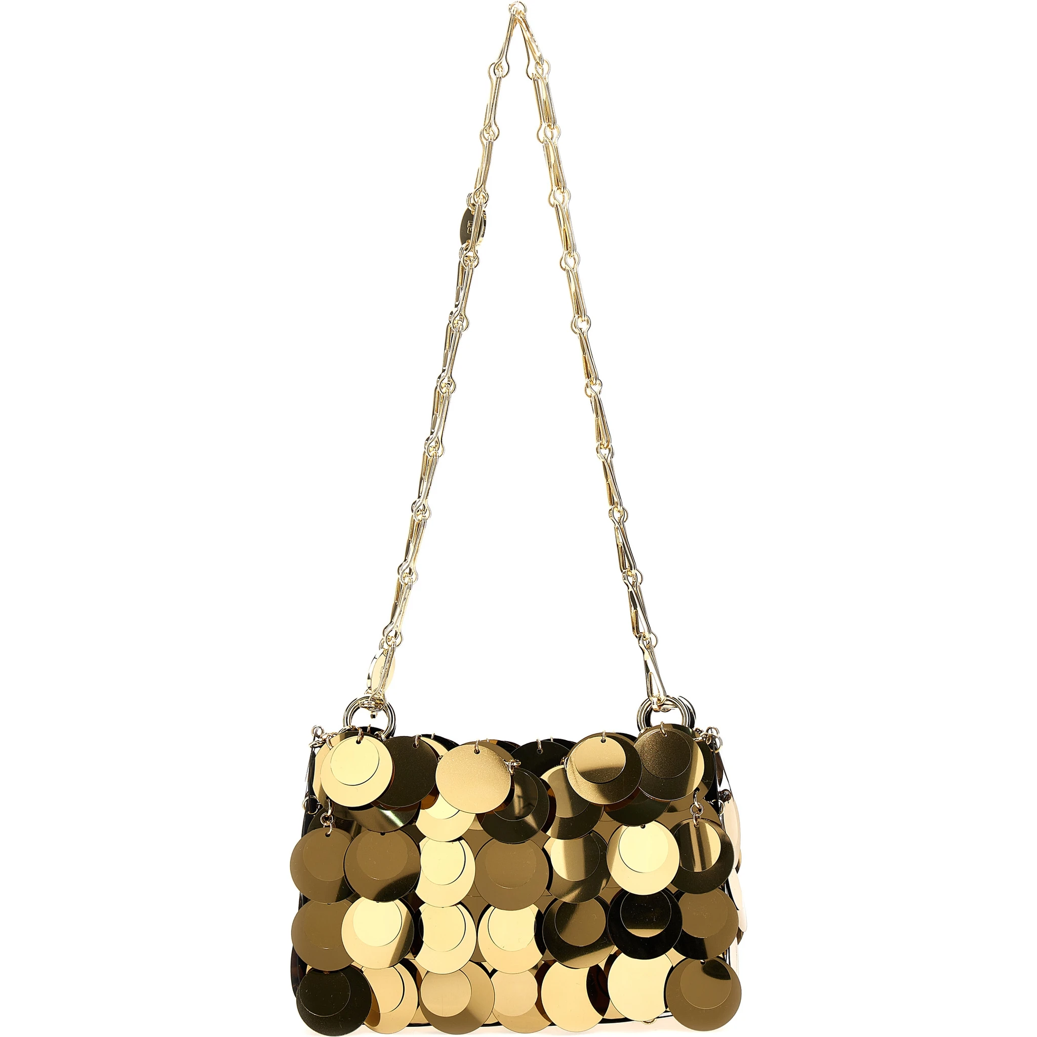 Gold Polyester Handbag