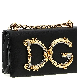 Black Calfskin Crossbody Bag