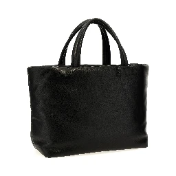Black Lamb Leather Tote Bag