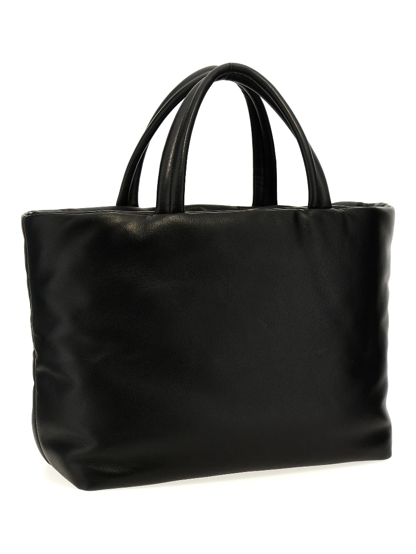 Black Lamb Leather Tote Bag