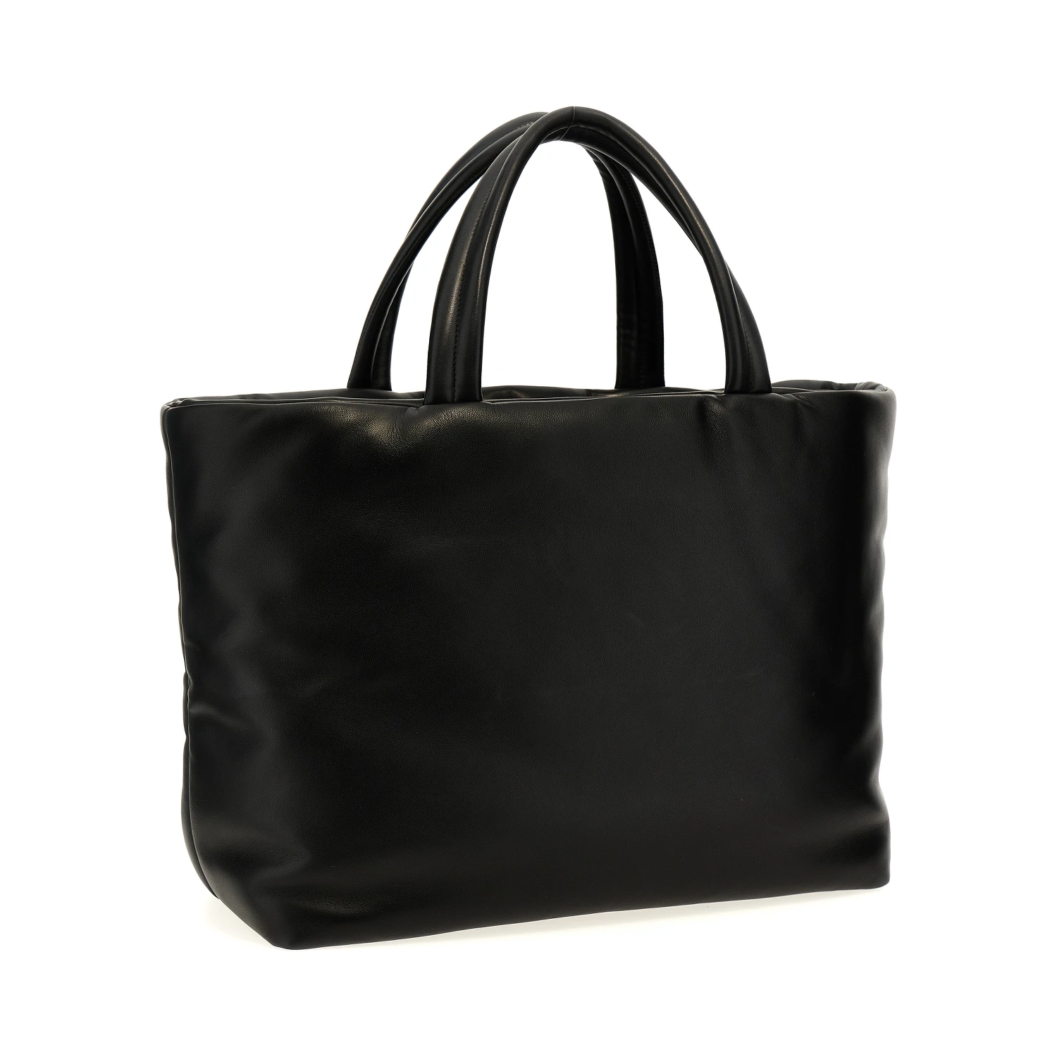 Black Lamb Leather Tote Bag