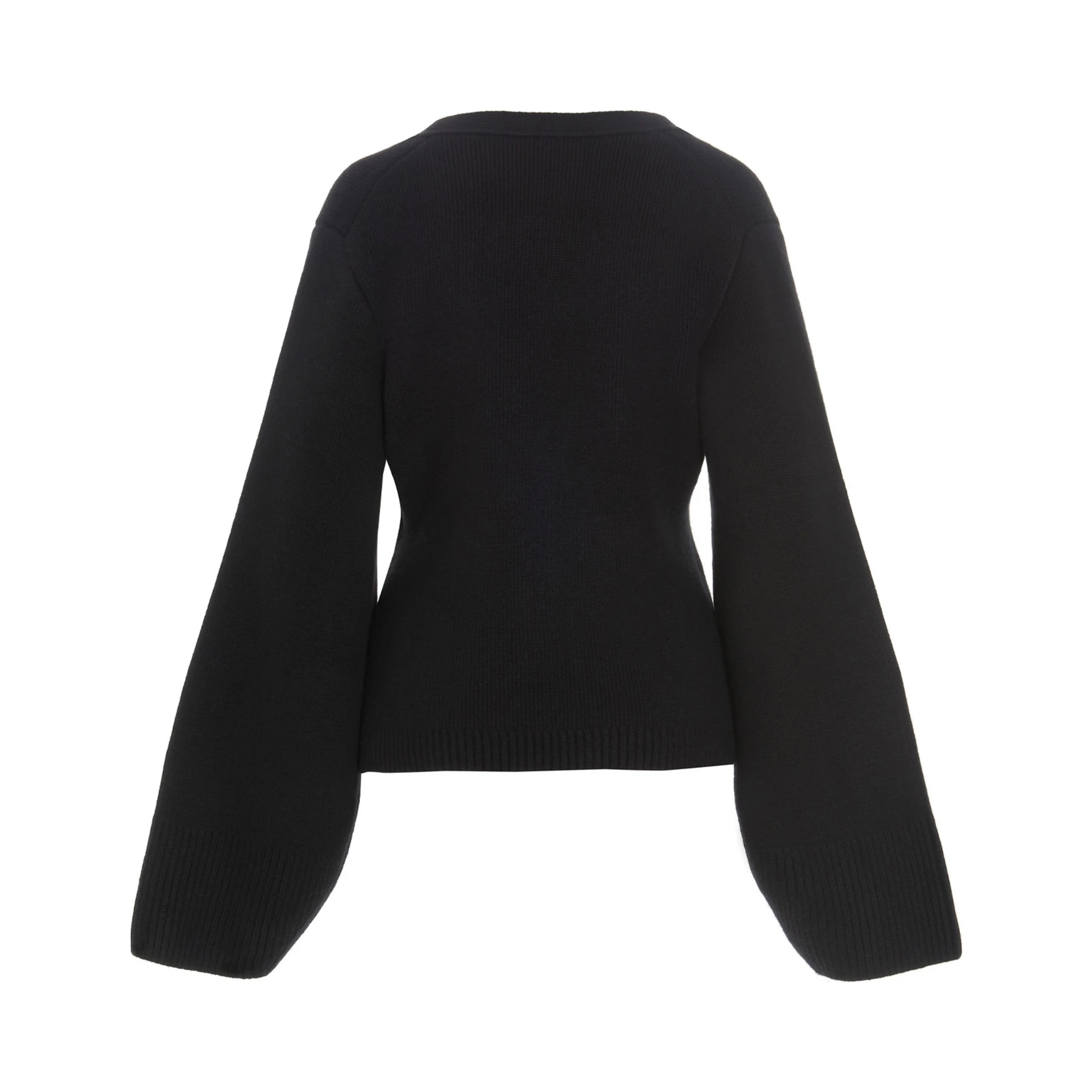 Black Cashmere Cardigan