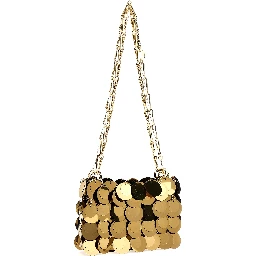 Gold Polyester Handbag