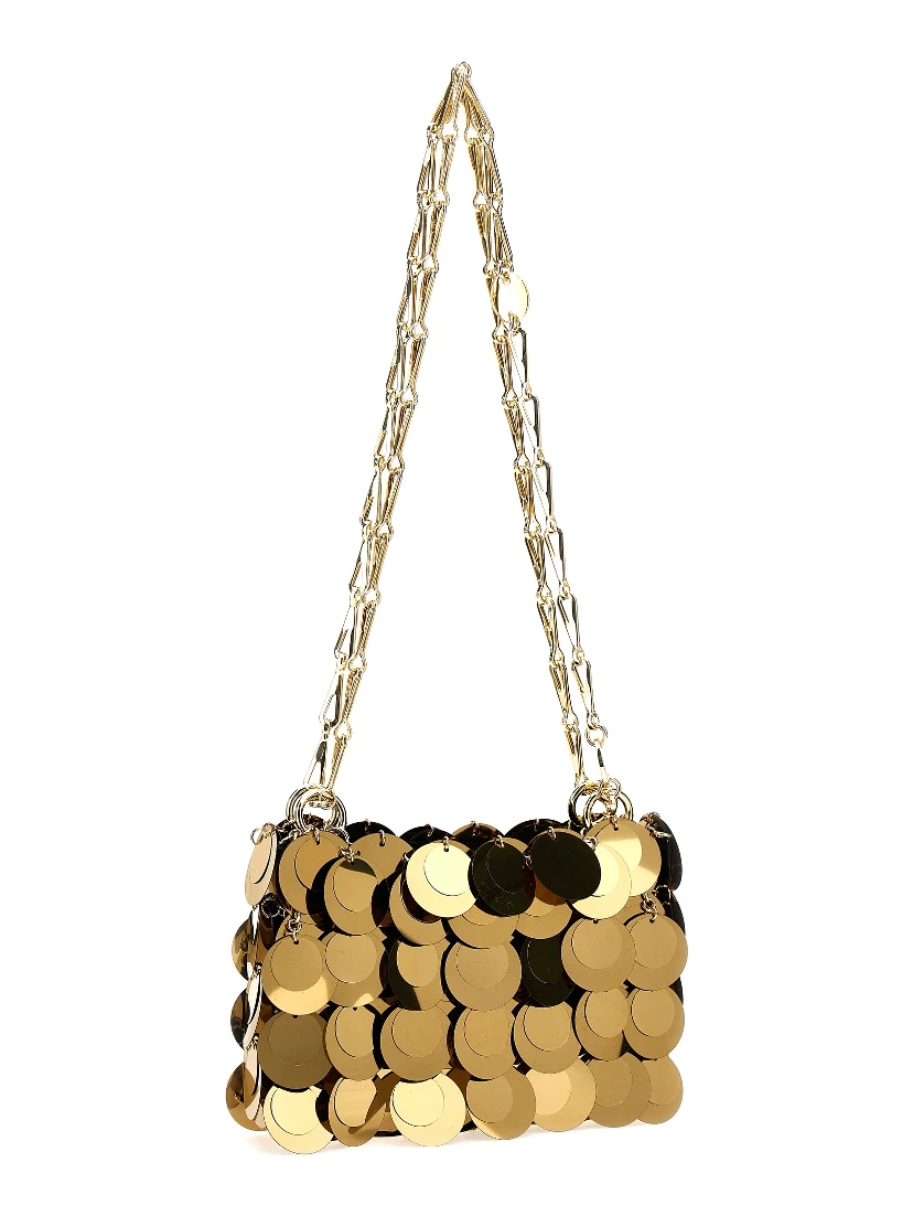 Gold Polyester Handbag