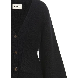 Black Cashmere Cardigan