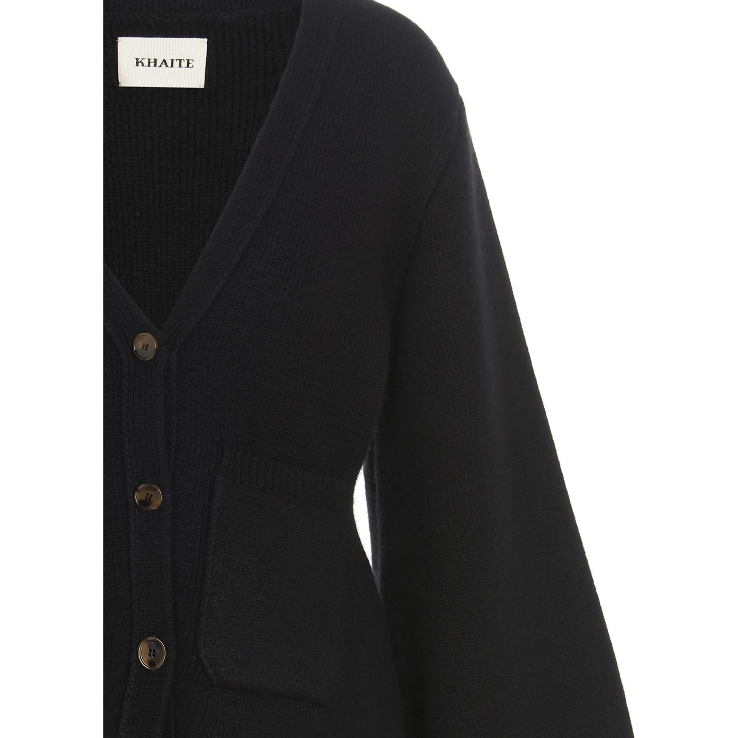 Black Cashmere Cardigan