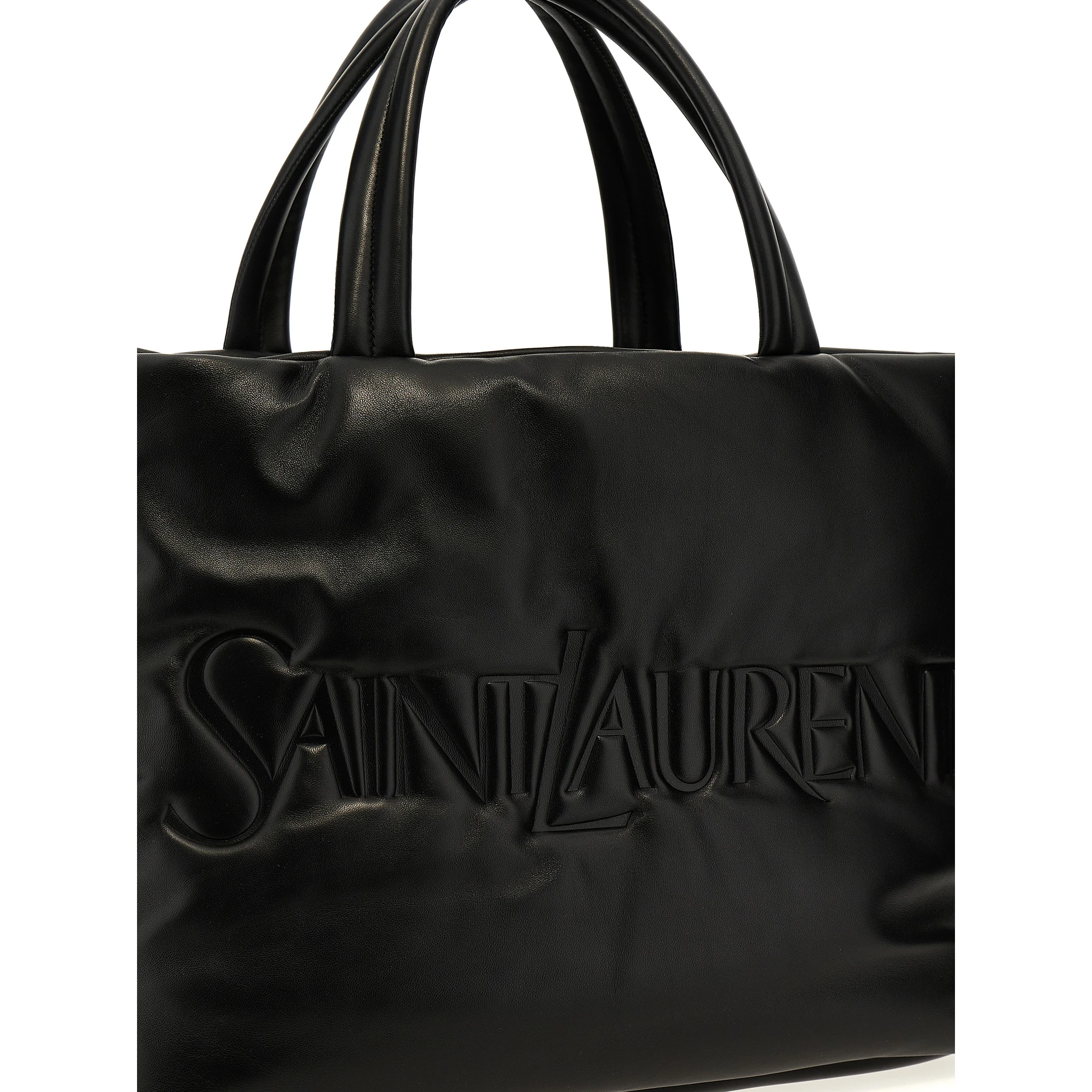 Black Lamb Leather Tote Bag