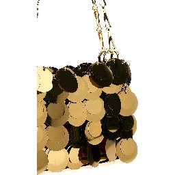 Gold Polyester Handbag