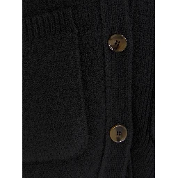 Black Cashmere Cardigan