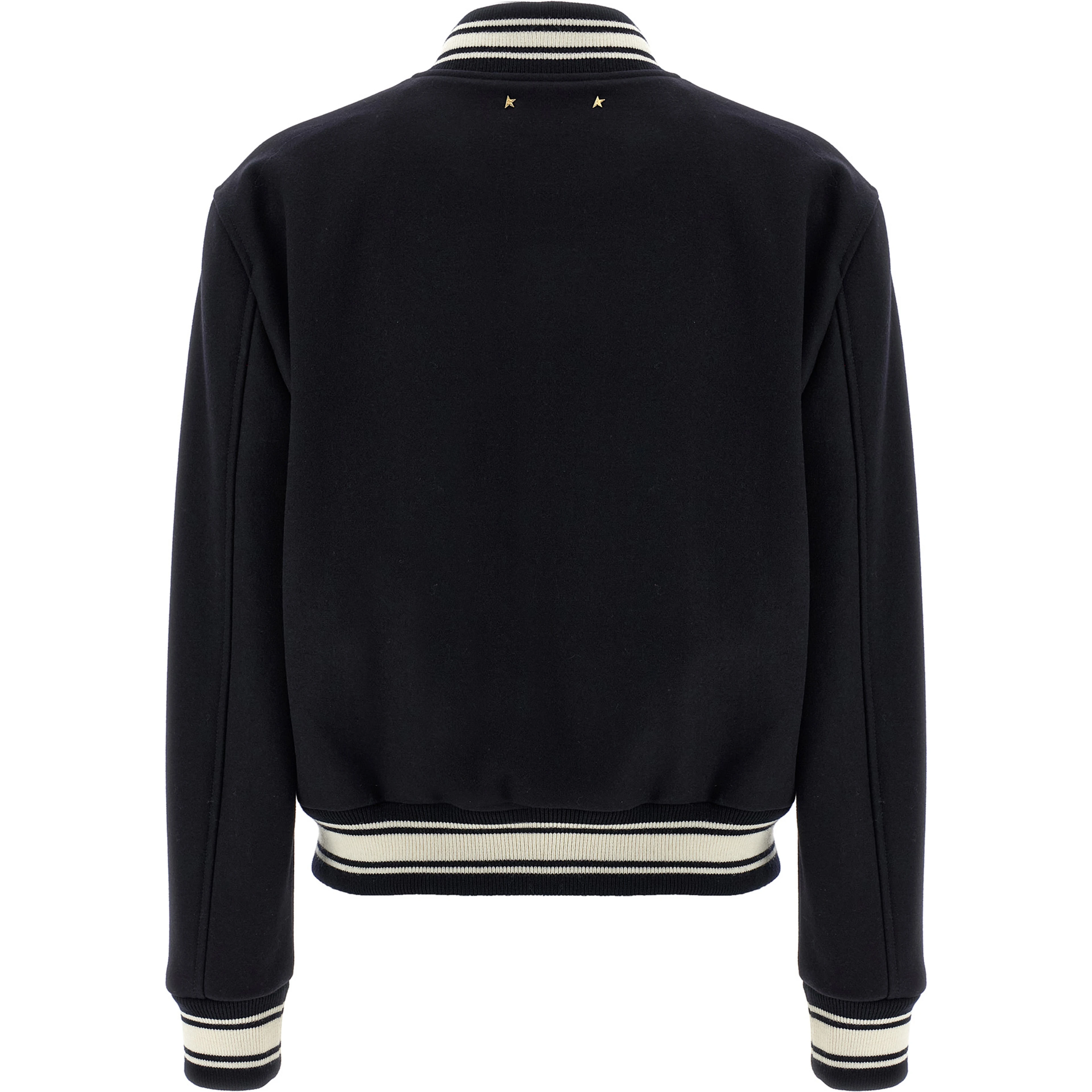 Blue Virgin Wool Bomber