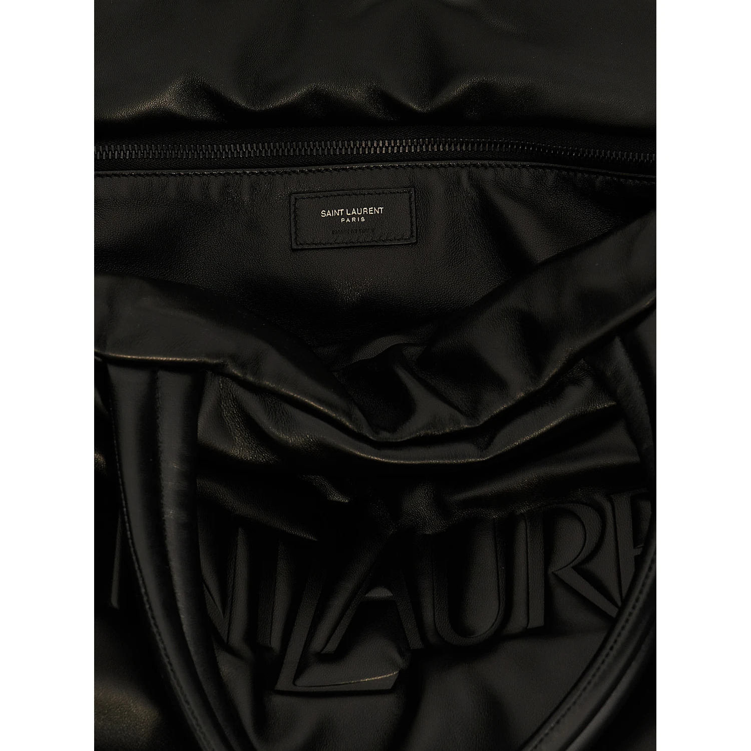 Black Lamb Leather Tote Bag