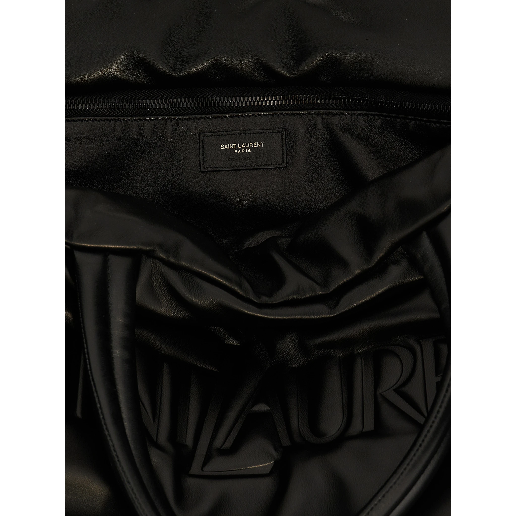 Black Lamb Leather Tote Bag