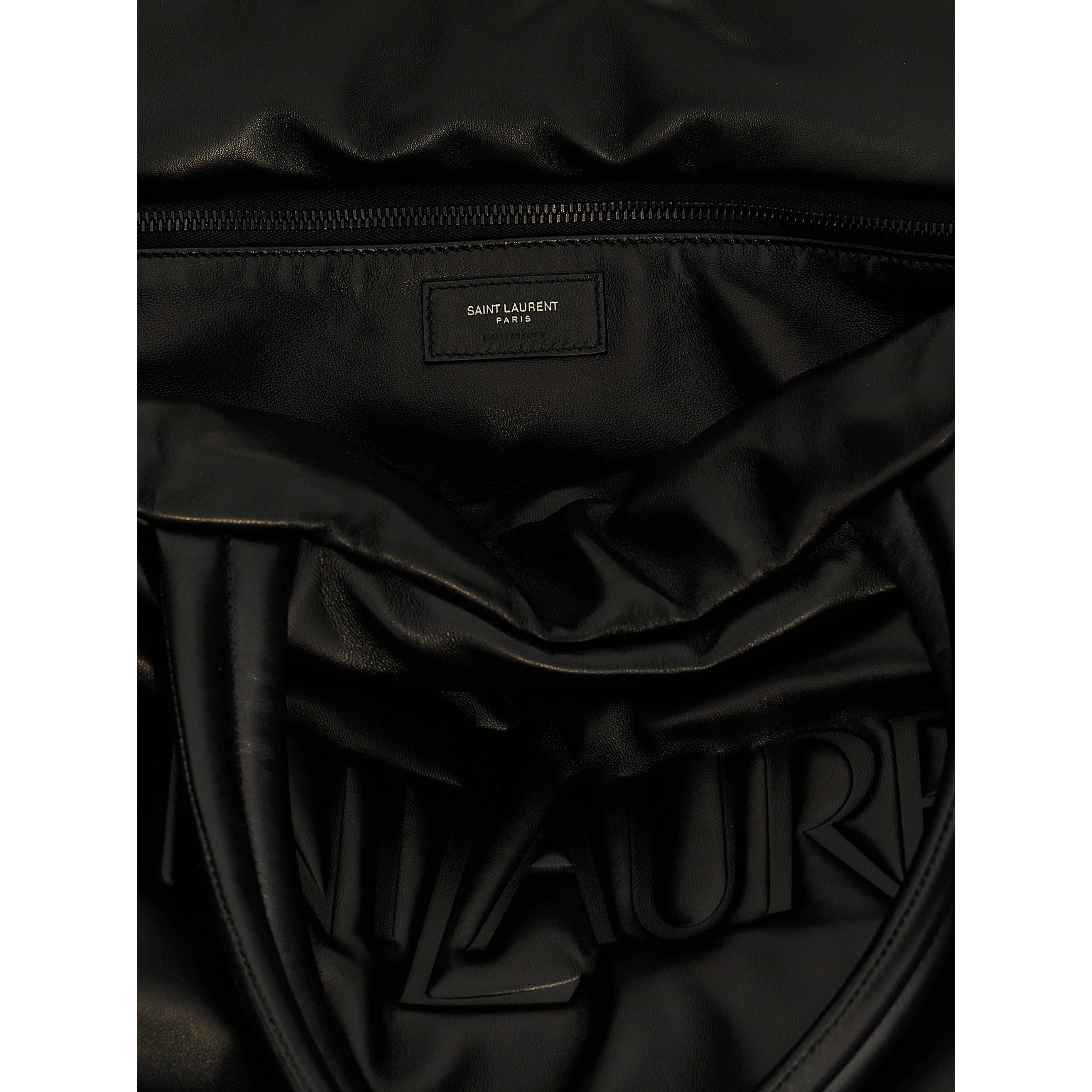Black Lamb Leather Tote Bag
