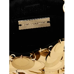 Gold Polyester Handbag