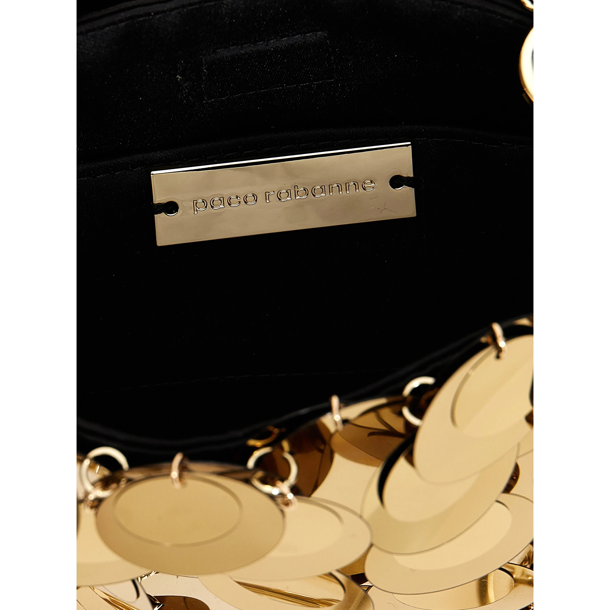 Gold Polyester Handbag