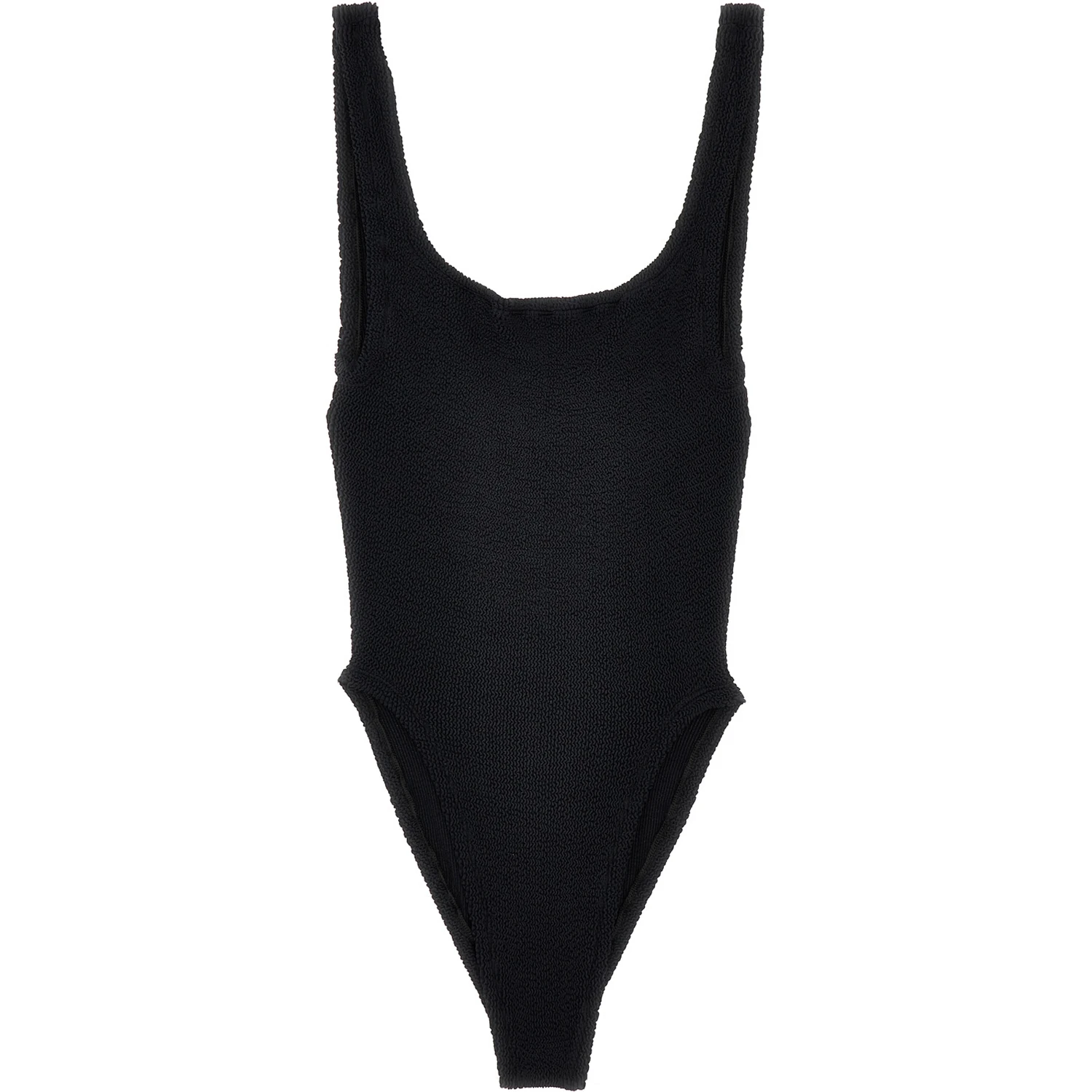 Black Polyamide One-Piece Swimsuit