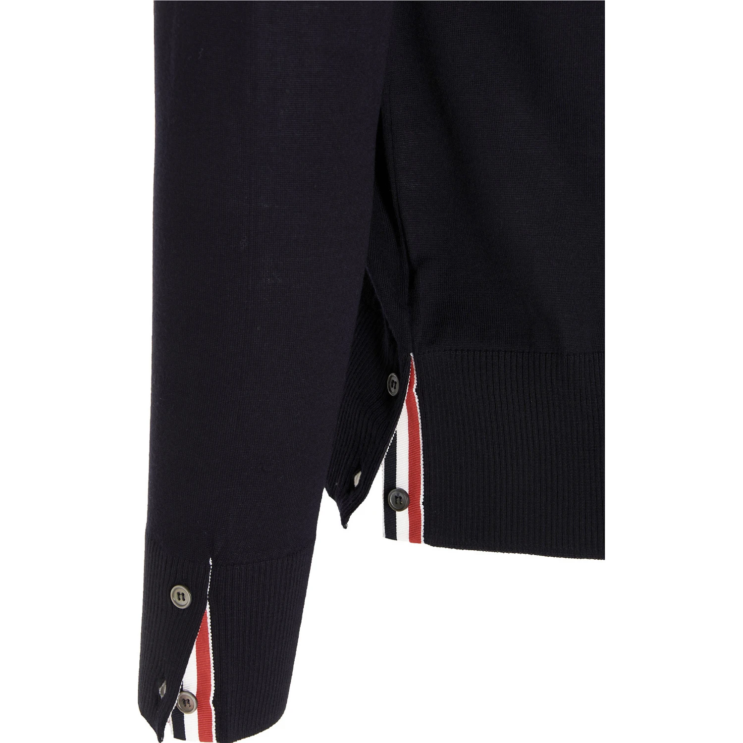 Blue Merino Wool Cardigan