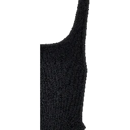 Black Polyamide One-Piece Swimsuit