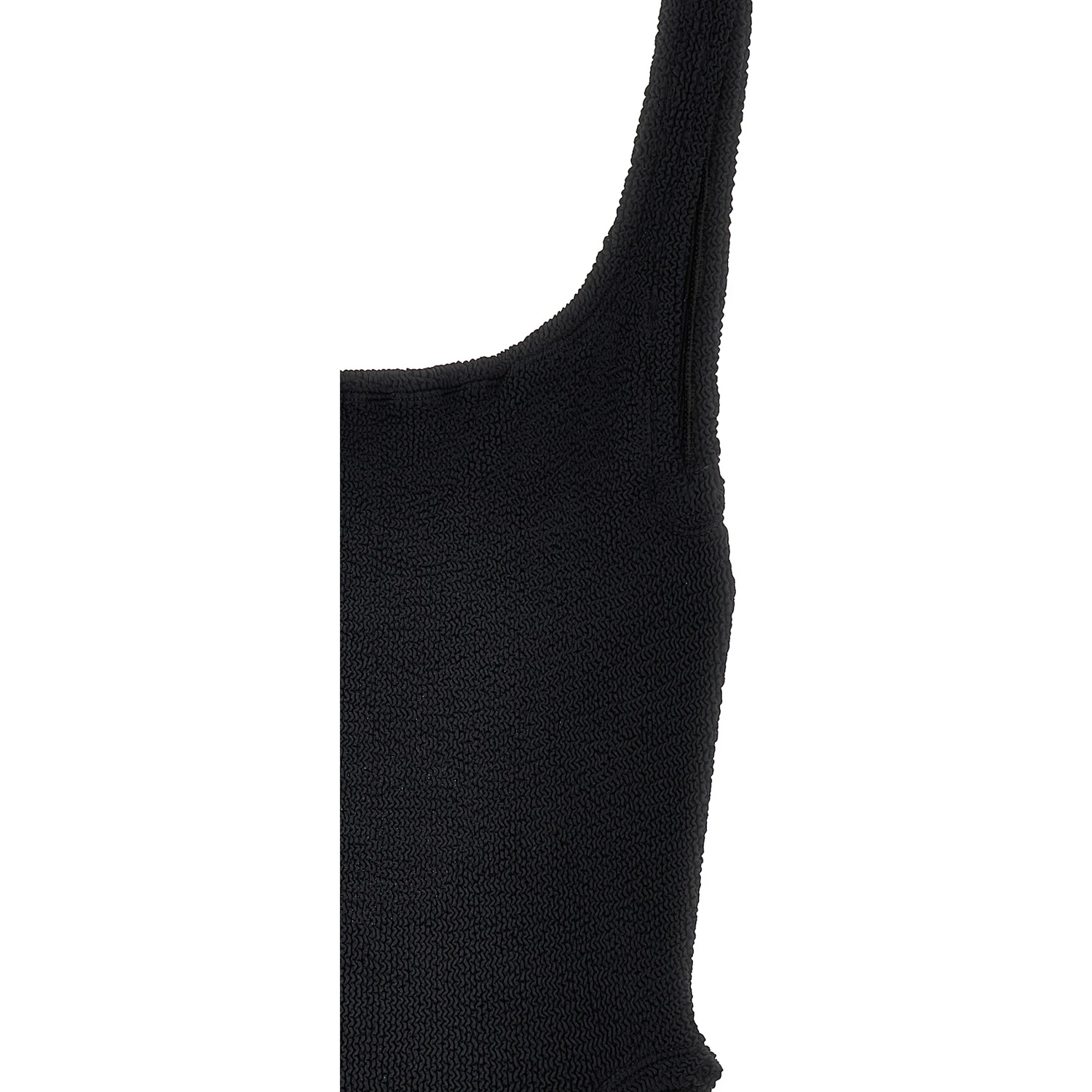 Black Polyamide One-Piece Swimsuit