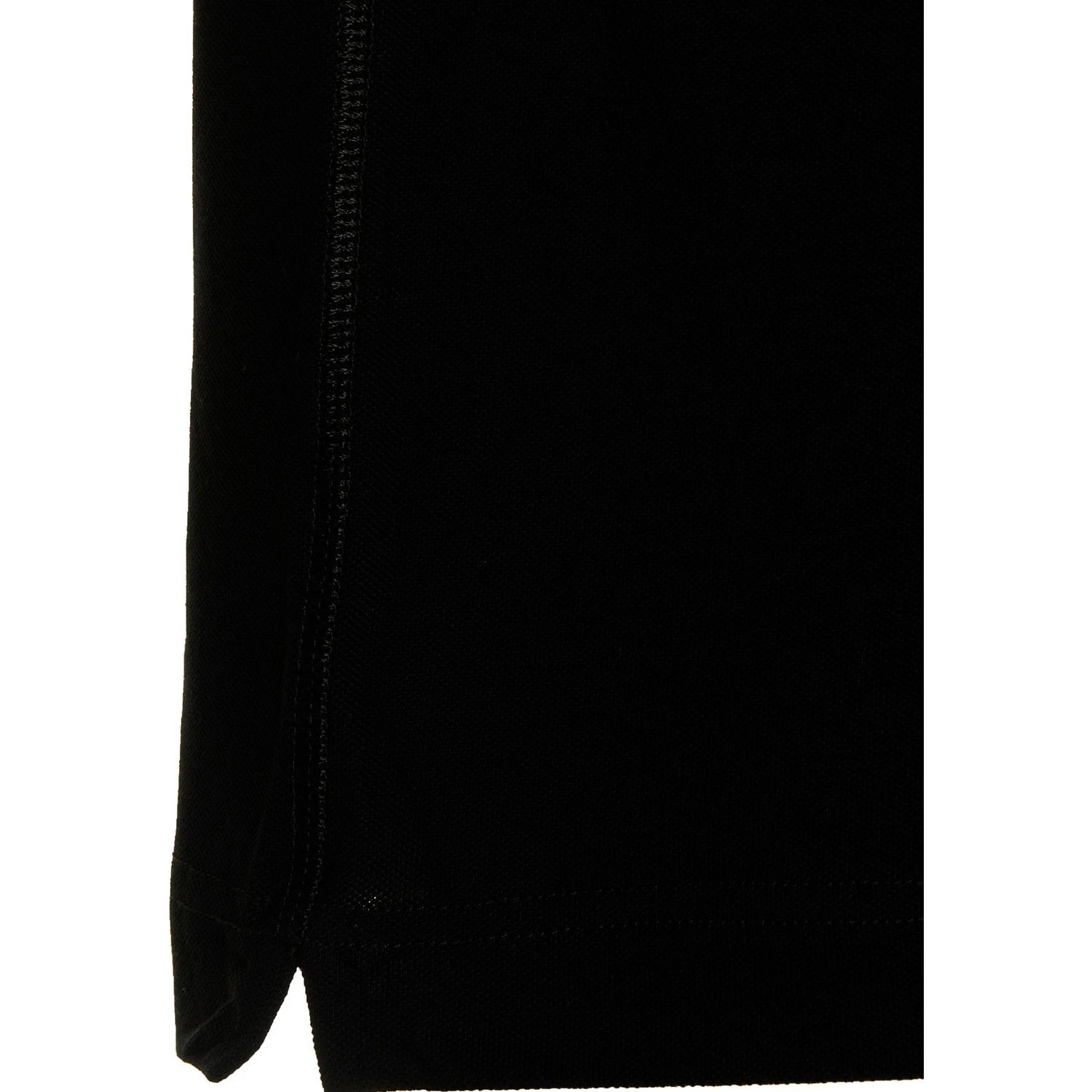 Black Cotton Polo Shirt