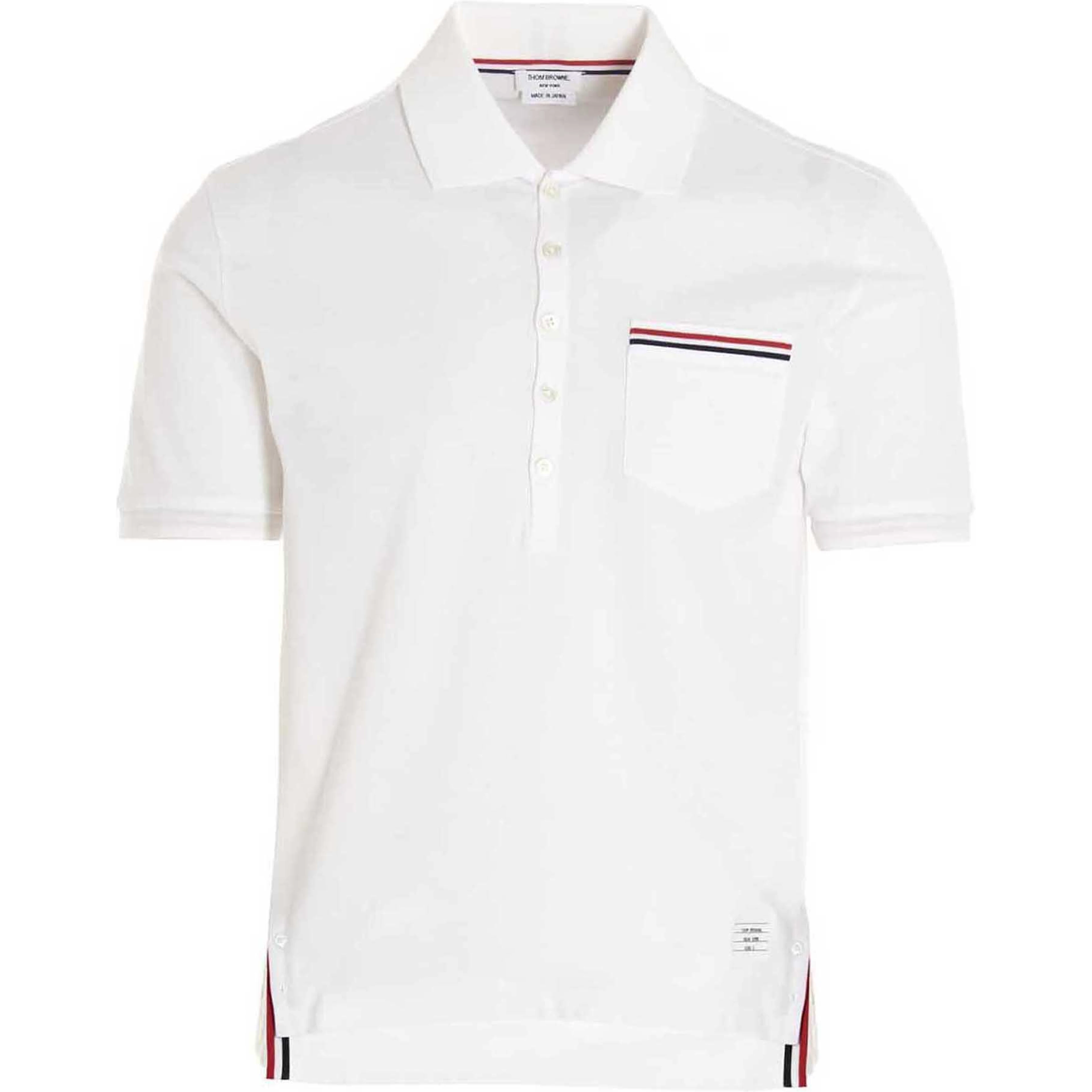 White Cotton Polo Shirt