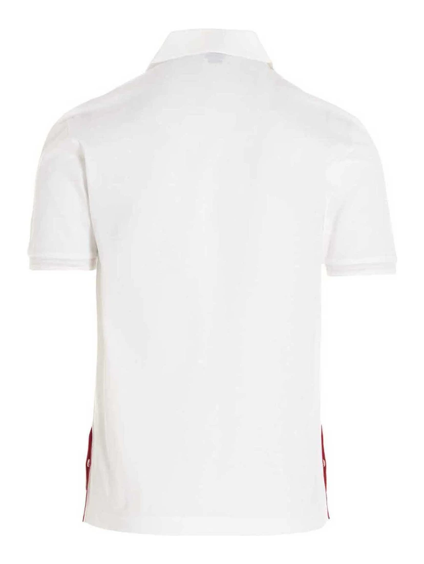White Cotton Polo Shirt