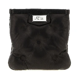 Black Lambskin Crossbody Bag