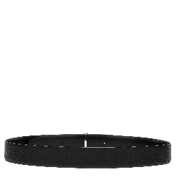 Black Calfskin Regular Belt