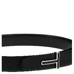 Black Calfskin Regular Belt