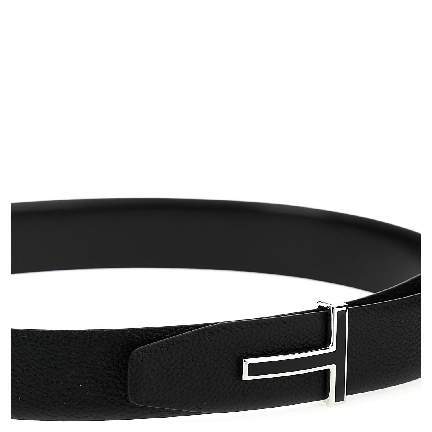 Black Calfskin Regular Belt