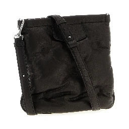 Black Lambskin Crossbody Bag